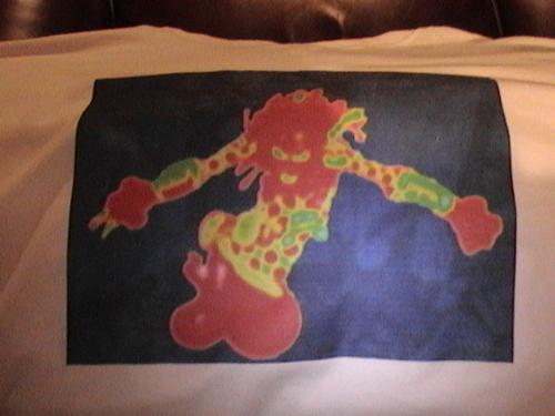 Predaturd T-shirt Front - This is the T-shirt I made to wear at Memorabilia Nov '95