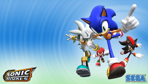 Sonic Rivals - Characters from the PSP game 'Sonic Rivals'