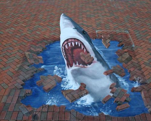 3d Amazing Street Arts, Drawings on Street with th - 3d Amazing Street Arts, Drawings on Street with the Colour Pencils