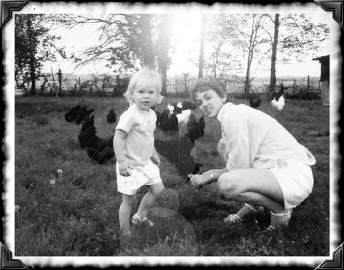 Me and Jess 2 - Me and my daughter in 1988.