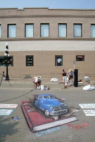 3d Amazing Street Arts, Drawings on Street with th - 3d Amazing Street Arts, Drawings on Street with the Colour Pencils