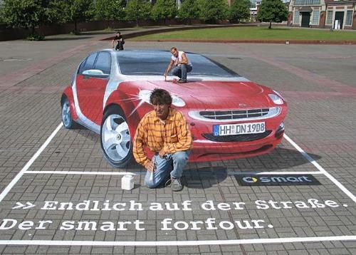 3d Amazing Street Arts, Drawings on Street with th - 3d Amazing Street Arts, Drawings on Street with the Colour Pencils
