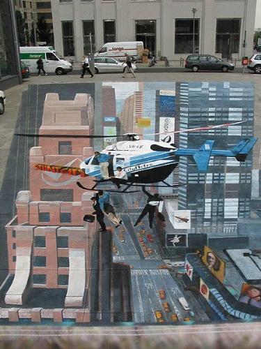 3d Amazing Street Arts, Drawings on Street with th - 3d Amazing Street Arts, Drawings on Street with the Colour Pencils