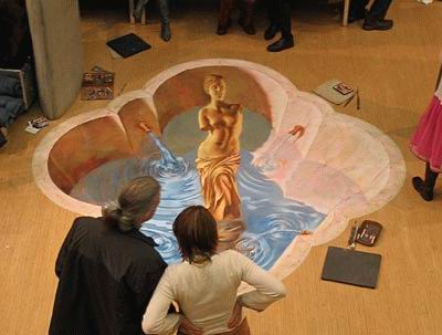 3d Amazing Street Arts, Drawings on Street with th - 3d Amazing Street Arts, Drawings on Street with the Colour Pencils