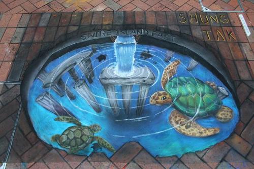 3d Amazing Street Arts, Drawings on Street with th - 3d Amazing Street Arts, Drawings on Street with the Colour Pencils