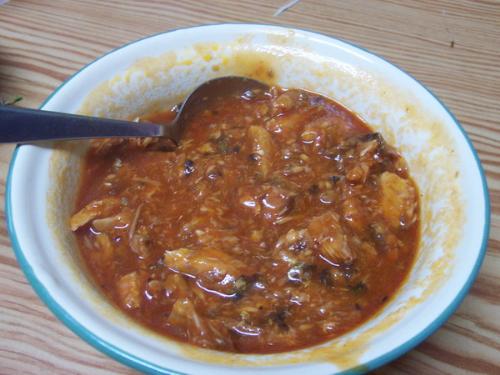 Sardine - Sardine mixing with onion, this is how local malaysian chinese enjoy food too~Onion is not cooked.