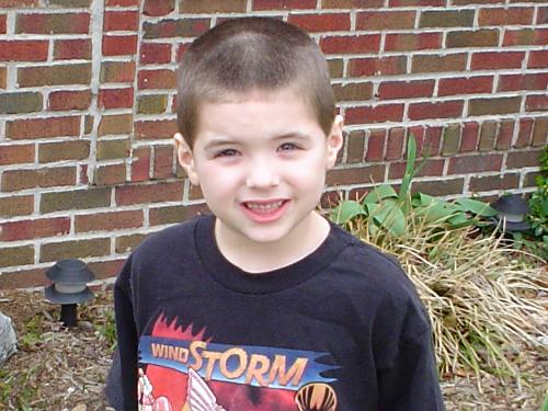 CJ at Easter - A few years ago.