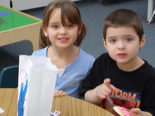 CJ's first girlfriend, Kindergarten - Him and his very first girlfriend