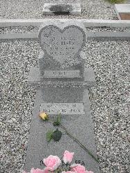 On One year anniversary. - my daughter's grave on one year anniversary last month.