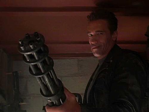 smiling arnold - tis is one of the very smiles posed by arnold in the film