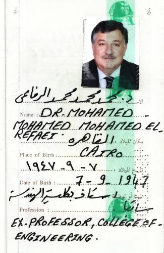 Prof. Mohamed M. EL-Refaee - Personal Picture