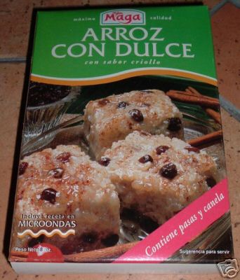Rice dessert - Puerto Rican dessert made with rice
