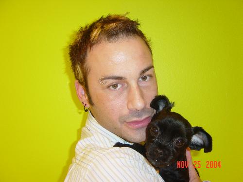 my life - THIS IS ME AND LULU my dogs are a really big part of my life
