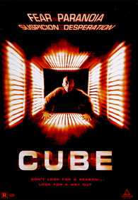 Cube movie Poster - Poster for the Canadian movie Cube.