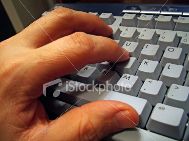 Man Typing - see how to do it