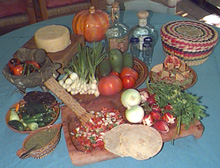 Various fresh items bought weekly - These are items udes in making salsa, which I make daily. These items have to be bought weekly.