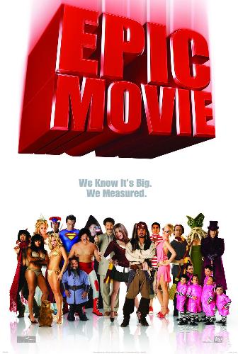 epic movie - The story centers on four not-so-young orphans: one reared by a curator at the Louvre (where an albino assassin lurks); another, a refugee from Mexican 'libre' wrestling; the third a recent victim of snakes on her plane; and the fourth a 'normal' resident of a mutant 'X'-community. The hapless quartet visits a chocolate factory, where they stumble into an enchanted wardrobe that transports them to the land of Gnarnia (with a silent 'G'). There they meet a flamboyant pirate captain and earnest students of wizardry - and join forces with, among others, a wise-but-horny lion to defeat the evil White of Gnarnia.  EPIC MOVIE comes from the new masters of the parody genre - Jason Friedberg & Aaron Seltzer - who now set their parodic sights on the largest genre of them all: Hollywood's big-budget, special effects-laden, blockbuster franchise films. After successfully skewering the scary movie and romantic comedy franchises as two of the six writers of 'Scary Movie,' and as the writers/director of 'Date Movie,' the duo now focus on this untapped niche - Hollywood's esummer and fall tentpoles - proving once again that they are proud of being 'first to be second.'