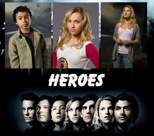Look at the stars in Heroes. - Heroes is a serial saga about some people in the world discovering that they posses superpowers.