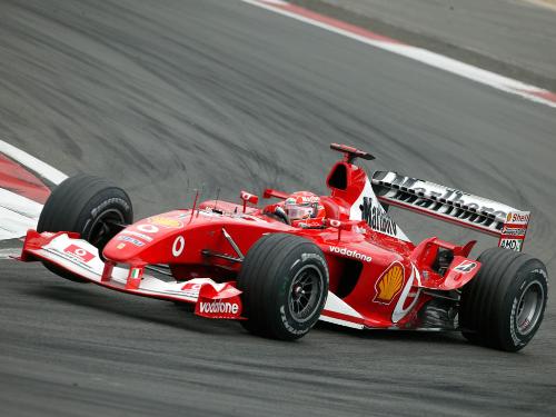 schumacher - in the car