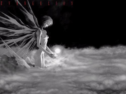 evangelion rei - like an angel in black