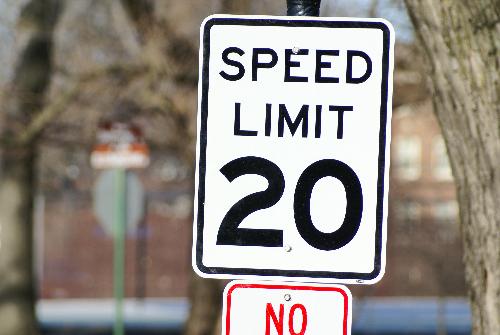 speed limit - speed limit in small town