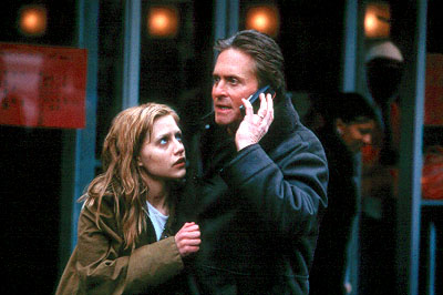 Don't say a word - Britany Murphy and Michael Douglas on Don't say a word.A thriller movie.