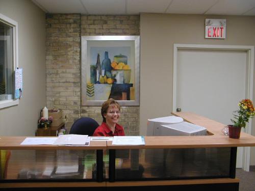 office - do you have a very cute receptionist as this?