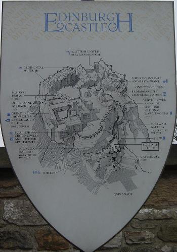 Edinburgh Castle Layout - the layout of the edinburgh castle