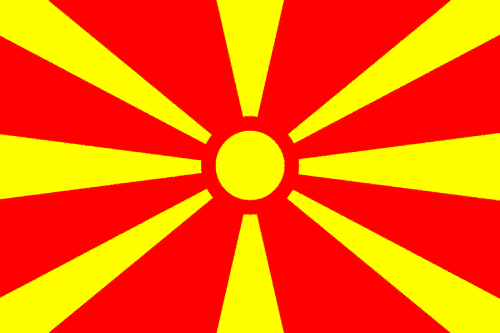 Macedonian national Flag - Flag of Macedonia