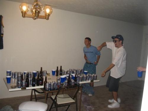 Beer Pong= Fun! - After a long day at work or after you just woke up, beer pong is the truth!