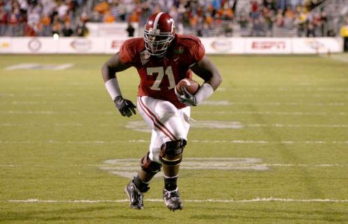 ANdre Smith - Big OT scores a touchdown in Independence Bowl.