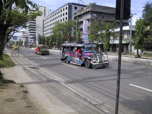 Cebu - The city of Cebu. Located near Fuente. The metrobank building at the background