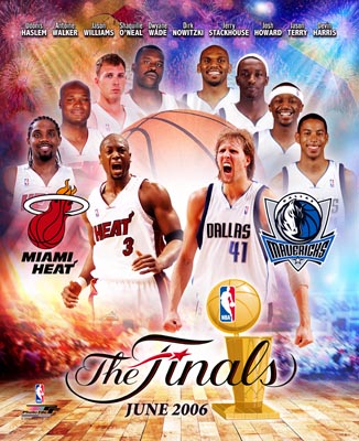 2006 NBA Finalists - Miami vs Dallas