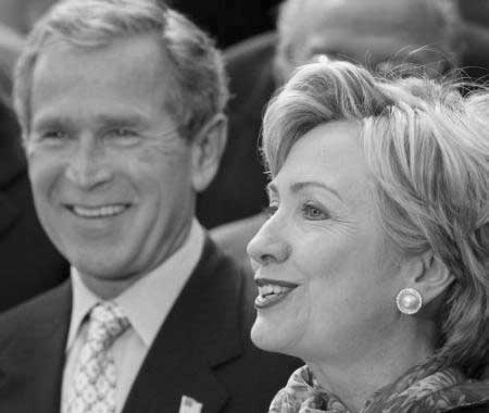 Hillary vs Bush - Great expectations.