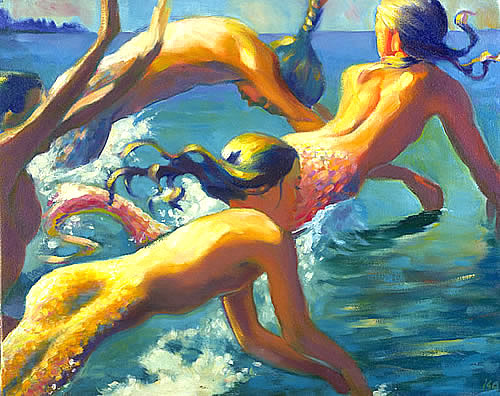 mermaids - half human and half fish mermaids - half human and half fish