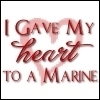 hearts marine - gave my heart to a marine