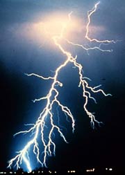 lightning - light is faster than sound