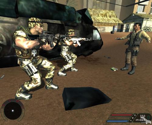 computer game - An action game