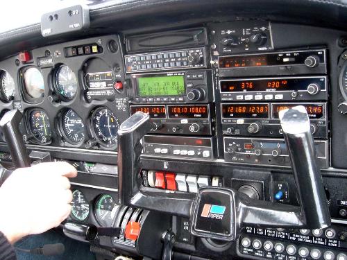 the flight control - this is usually what a flight control inside an airplane looks like