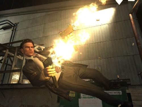 maxpayne - shooting while in air.