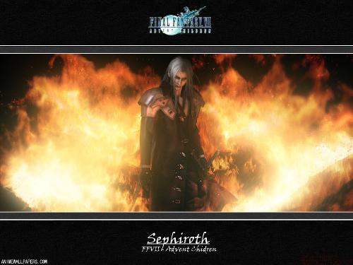 sephiroth - sephiroth, in the heat of battle