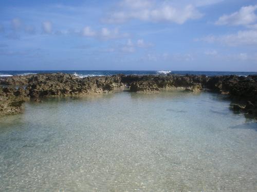 Guam lagoon - If I recall correctly this is down south in the village Inarajan.