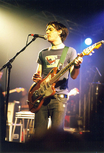 bright eyes lead singer - this is the photo of the lead singer of the album of genre punk called bright eyes