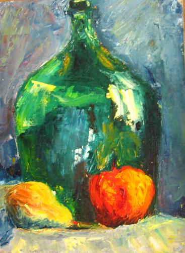 Still Life 1 - Oil Painting, Palette Knives - Just a still life lol