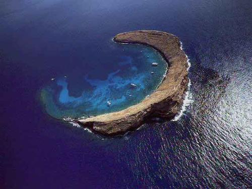 Island like a quarter moon  - island like a quarter moon, very beautifull