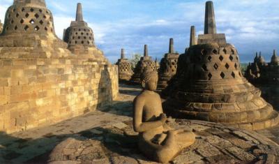 borobudur temple - the great borobudur temple, indonesia