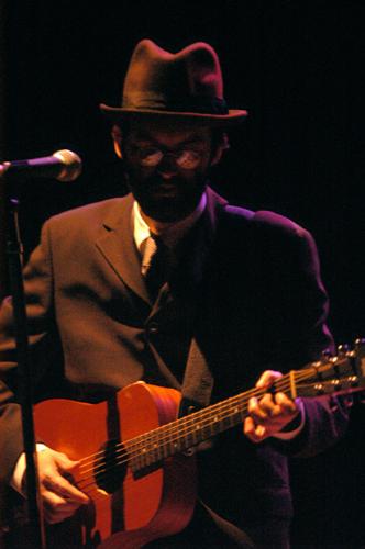 Eels - A fantastic zoom in on E from the eels, live in Antwerp.