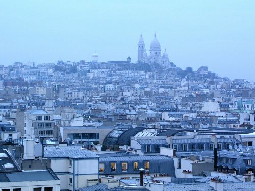 Montmartre Paris, France - Montmartre in Paris is set on a hill of 130 meters high..