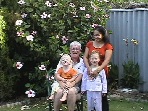 Christmas 20033 - Me and my wife visited our grandchildren for the second time.