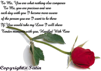 a rose and a poem - a poem i wrote about love with a rose background